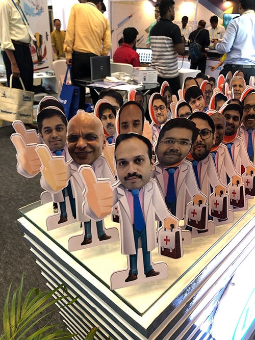 Bobble Head Booth game activity rent in Jorhat